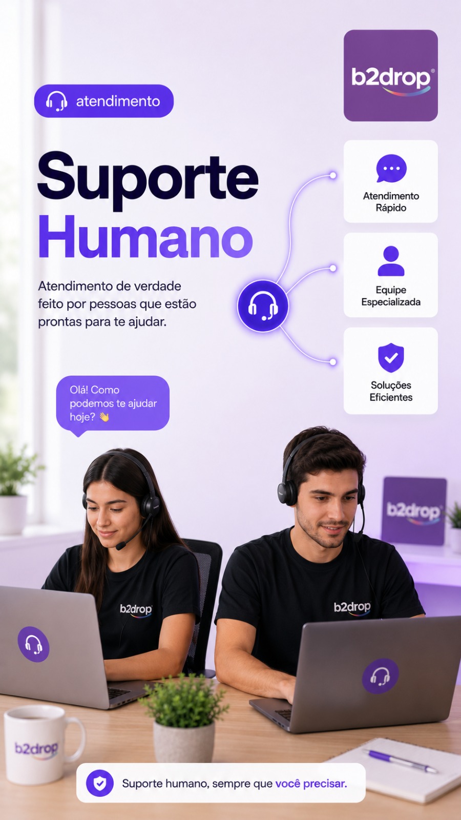 Fluxo automatizado — menos atrito, mais resultado
