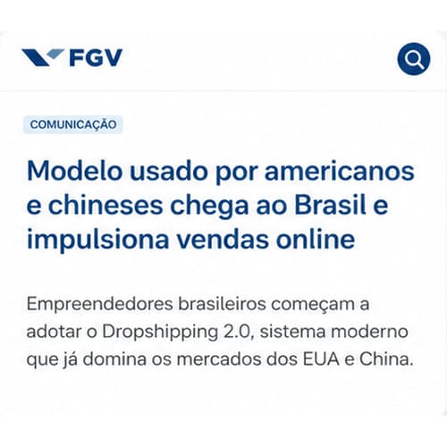 FGV: Modelo usado por americanos e chineses chega ao Brasil e impulsiona vendas online